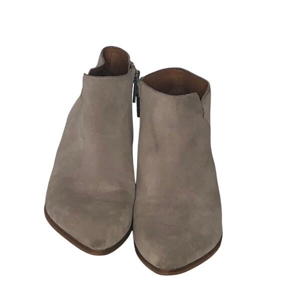 Sarto by Franco Sarto Spectra Tan Suede Pointed Toe Ankle Boots size 6.5 - Picture 5 of 16